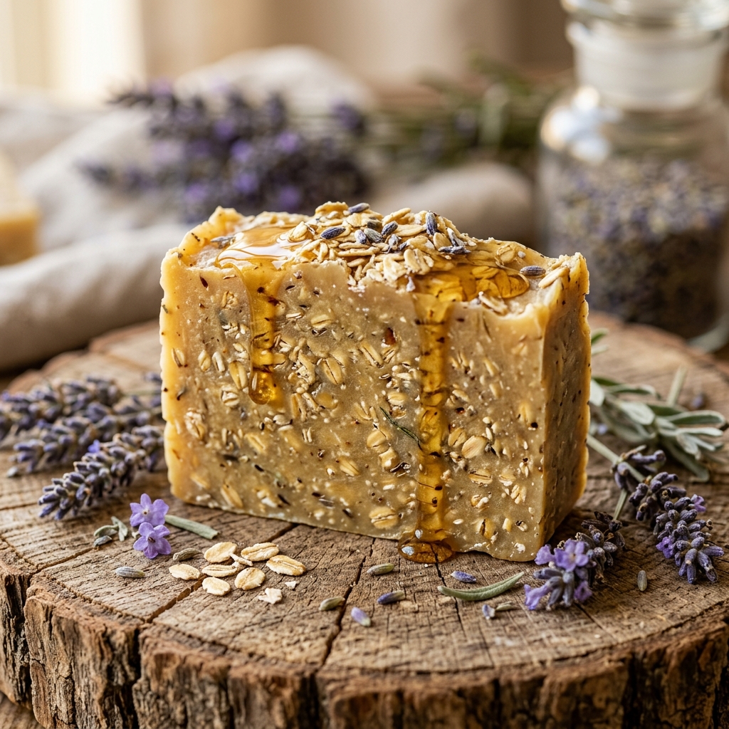 Oatmeal and Raw Shea Soap