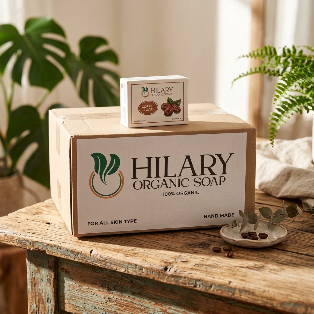 Organic Peppermint Soap Carton