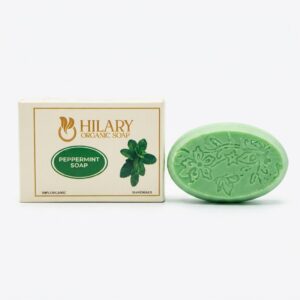 Organic Peppermint Cameo Soap Box & Bar