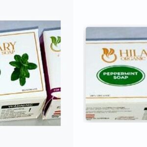 Organic Peppermint Cameo Soap Box & Bar