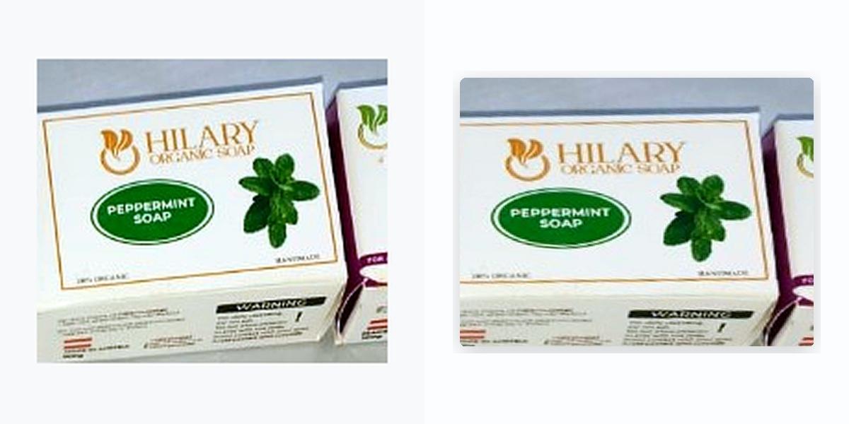 Organic Peppermint Cameo Soap Box & Bar